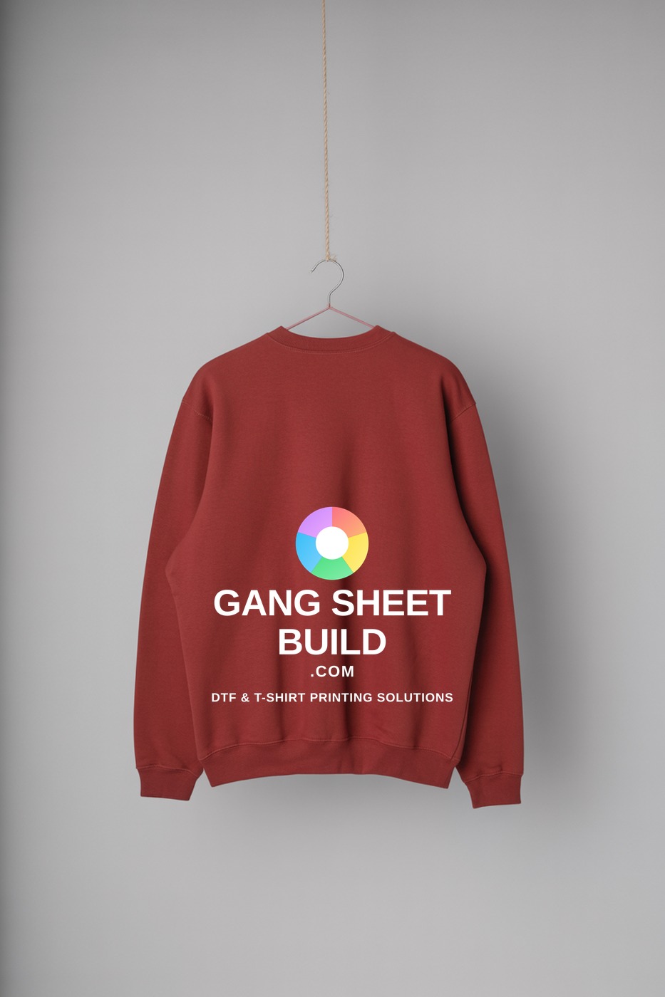Custom Adult Sweatshirt — Red