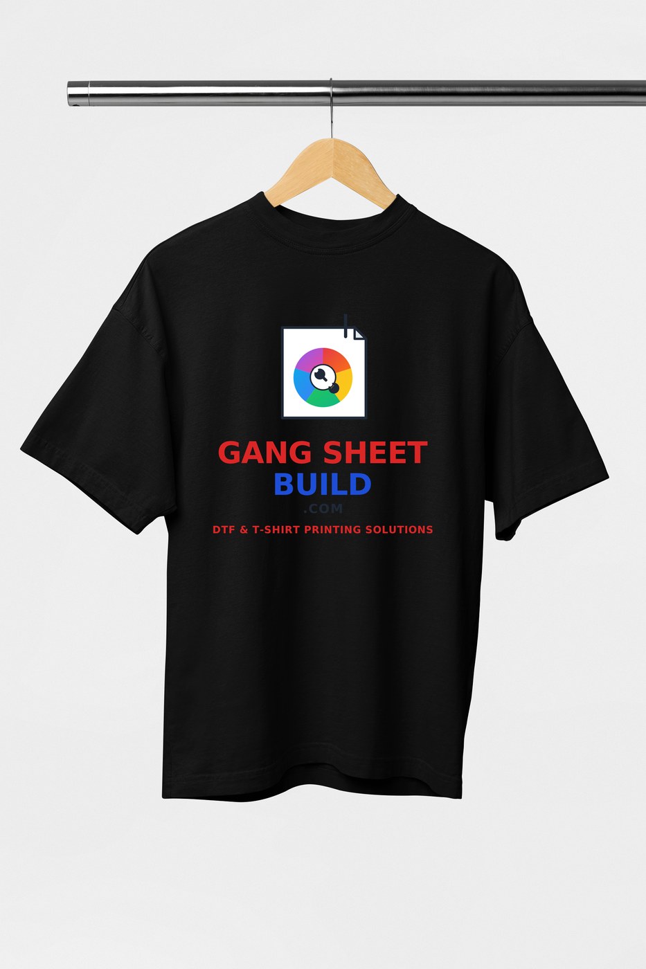 Custom Adult T-Shirt — Black